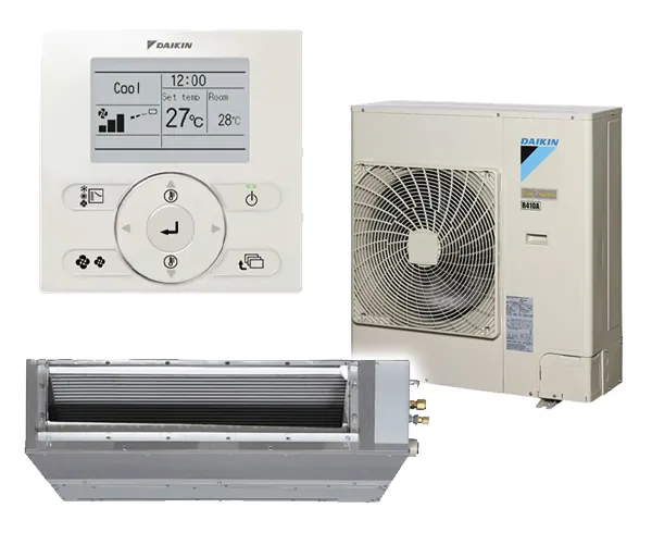 slim line ducted air conditioning system